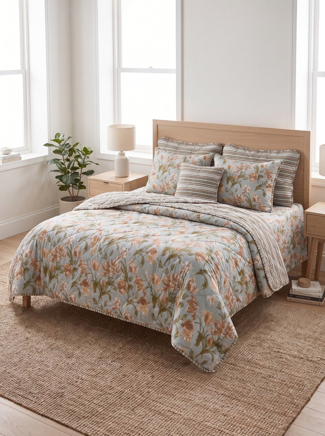 FR AH Sea Flora-3Pcs-Pure Cotton