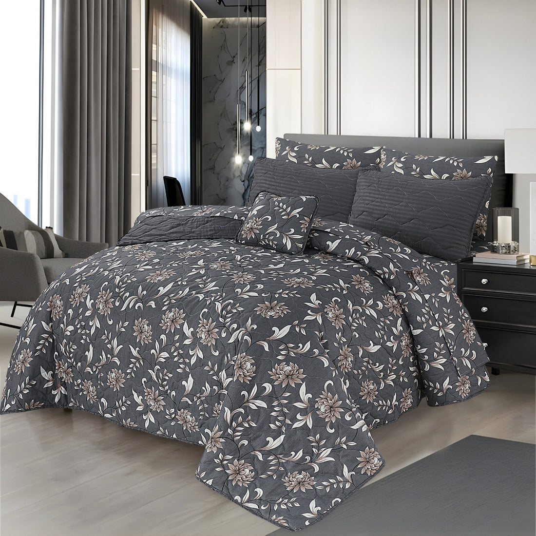 Metal Floral- 7 Pcs